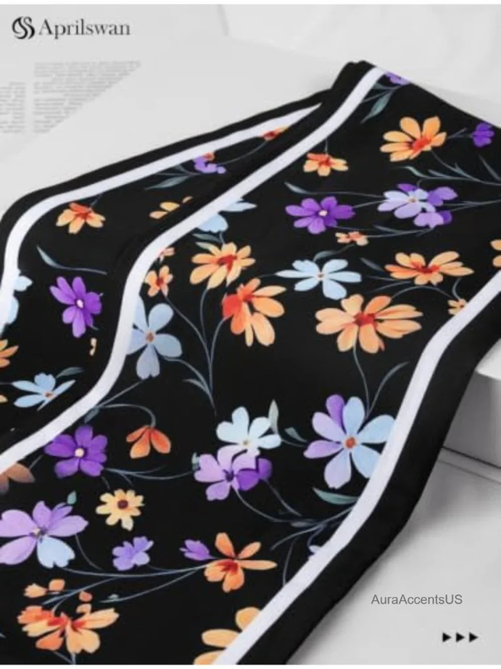 Silky Satin Fashion Scarf - Versatile Hair Neck Scarf for Women